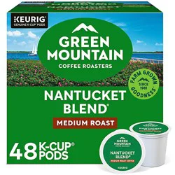 Green Mountain Coffee Roasters Nantucket Blend Medium Roast Coffee K Cup Pods - 48 Count