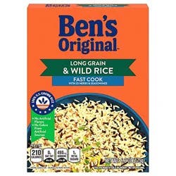Ben's Original Fast Cook Long Grain And Wild Rice With 23 Herbs And Seasonings Box - 6.2 Oz