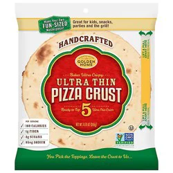 Golden Home Pizza Crust Ultra Thin 7in - 8.75 Oz