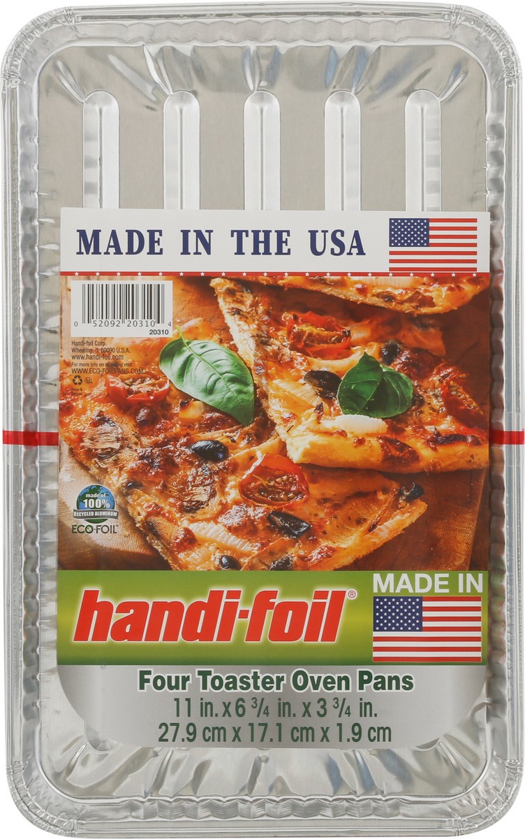 slide 5 of 9, Handi Foil Toaster Oven Pan 4pk - 4 Ct, 4 ct