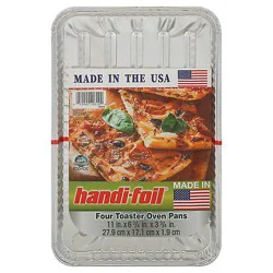 Handi Foil Toaster Oven Pan 4pk - 4 Ct