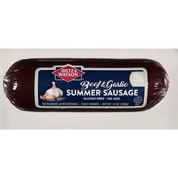 Dietz & Watson Beef Garlic Summer Sausage - 12 Oz