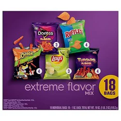Frito Lay Variety Pack Extreme Flavor Mix - 18 Count