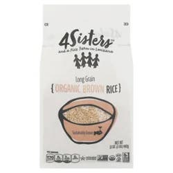 4sisters Brown Rice Long Grain Org - 2 Lb