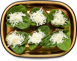 Readymeal Spinach Mozzarella Mushrooms 6 Ct - Each