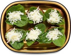 Readymeal Spinach Mozzarella Mushrooms 6 Ct - Each