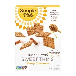 Simple Mills Sweet Thins Honey Cinnamon - 4.25 Oz