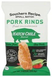 Southern Recipe Small Batch Hatch Chili Pork Rinds - 3.625 Oz