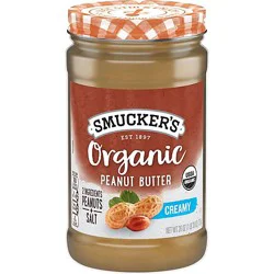 Smuckers Organic Creamy Peanut Butter - 26 Oz