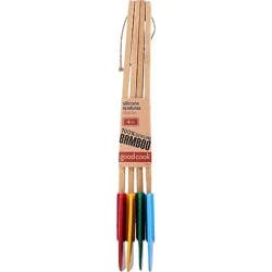 Gc Silicone Bamboo Spatula 4pk - 4 Ct