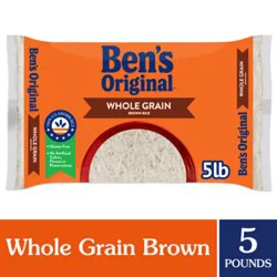 Ben's Original Original Parboiled Whole Grain Brown Dry Rice Bag - 5 Oz