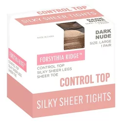 Fr Sheer Tights Ct N/Nd Lg - Ea