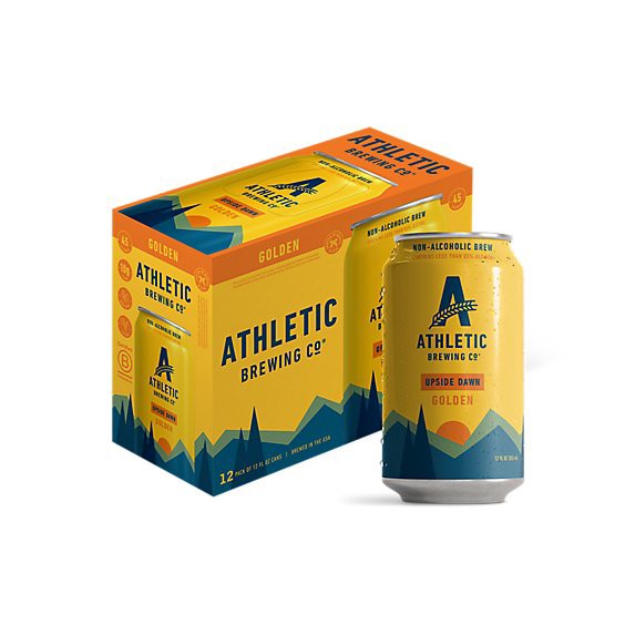 slide 1 of 12, Athletic Non-Alcohol Upside Dawn In Cans - 12-12 Fl. Oz., 12 ct; 12 fl oz