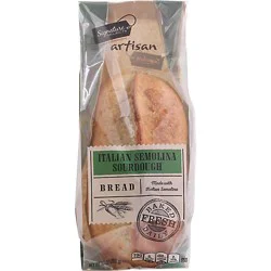Signature Select Artisan Italian Semolina Sourdough Bread - Each 16 Oz