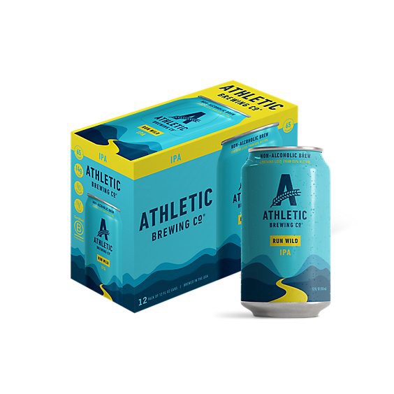 slide 1 of 12, Athletic Non-Alcohol Run Wild In Cans - 12-12 Fl. Oz., 12 ct; 12 fl oz