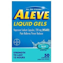 Aleve Liquid Gels 2dz - 50 Ct