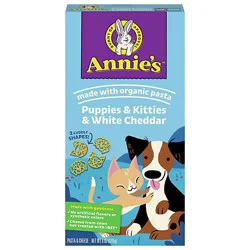 Annie's Puppies & Kitties & White Cheddar Pasta & Cheese - 6 Oz