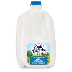 Oak Farms 2% Reduced Fat With Vitamin A And D Milk Jug - 1 Gallon