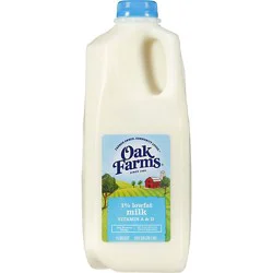 Oak Farms 1% Lowfat Milk - 0.5 Gallon
