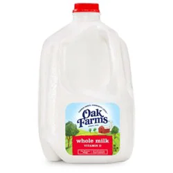 Oak Farms Dairy Whole Milk With Vitamin D Jug - 1 Gallon