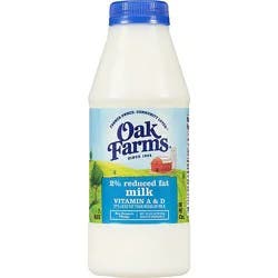 Oak Farms 2% Reduced Fat Milk - 1 Pint