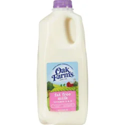 Oak Farms Skim Milk - 0.5 Gallon