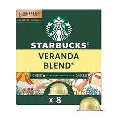 Starbucks Blonde Roast Veranda Blend Coffee Capsules For Nespresso Vertuo Box 8 Count - Each
