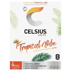 Celsius Sparkling Tropical Vibe - 48 Fz