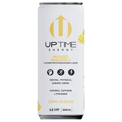 Uptime Mango Pineapple Sugar Free Energy Drink - 12 Fz