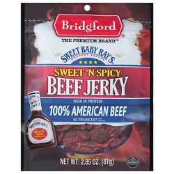 Bridgford Sweet Baby Rays Sweet N Spicy Beef Jerky - 2.85 Oz