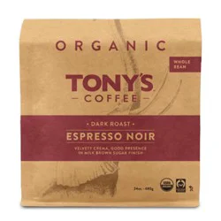 Tony's Coffee Espresso Noir Whole Bean - 24 Oz