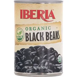 Iberia Org Black Beans W/s - 15.5 Oz