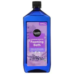 Signature Select/care Lavender Foaming Bubble Bath Soap - 34 Oz