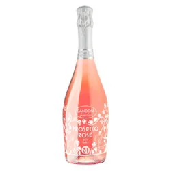 Candoni Extra Dry Rose Millesimato Glera Prosecco Wine - 750 Ml