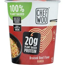 Chef Woo Ramen Braised Beef Flavor - 2.5 Oz
