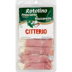 Citterio All Natural Prosciutto Mozzarella Rotolino - 6 Oz
