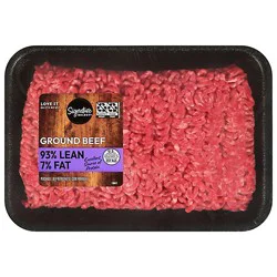 Signature Farms 93% Lean 7% Fat Ground Beef - 16 Oz