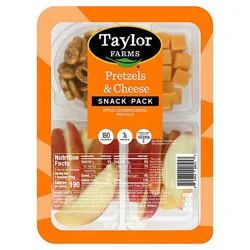 Apples Pretzels & Cheese Snack Tray - 4.25 Oz