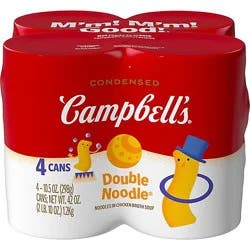 Campbell's Condensed Double Noodle Soup - 4 Ct - 10.5 Oz