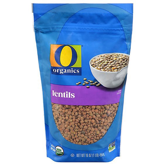 slide 1 of 1, O Organics Lentils - 16 Oz, 16 oz