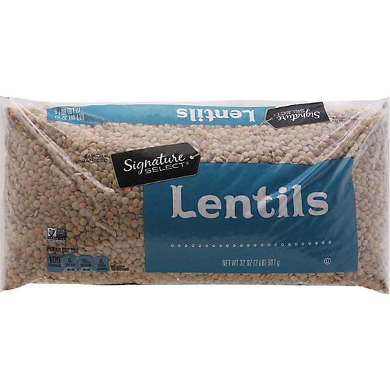 slide 1 of 1, Signature Select Lentils - 32 Oz, 32 oz