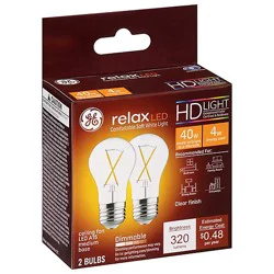 Ge 40w Led Relax - 2 Ct