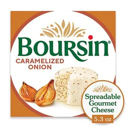 Boursin Spreadable Gourmet Caramelized Onion & Herbs Cheese - 5.3 Oz