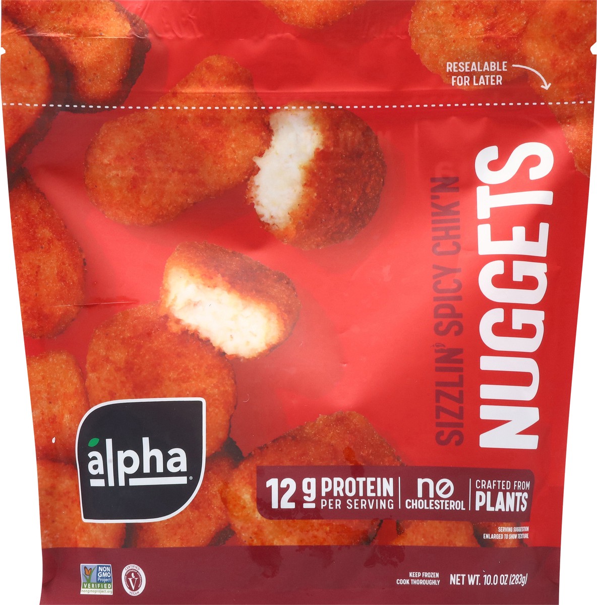 slide 12 of 13, Alpha Foods Chicken Nuggets Spicynt - 10 Oz, 10 oz