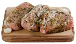 Haggen Pork Wild Garlic Marinated Boneless All Natural Raised In The Usa 3 Pk. - 1 Lb.