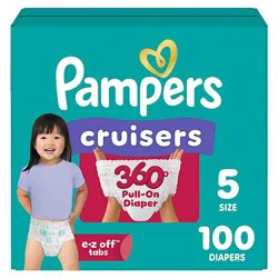 Pampers Cruisers 360 Fit Diapers Size 5 1/100 - Each