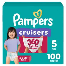 Pampers Cruisers 360 Fit Diapers Size 5 1/100 - Each