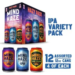 Firestone Walker Mind Haze Variety Ipa Beer In Cans - 12-12 Fl. Oz.
