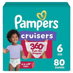 Pampers Cruisers 360 Fit Diapers Size 6 1/80 - Each