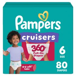 Pampers Cruisers 360 Fit Diapers Size 6 1/80 - Each